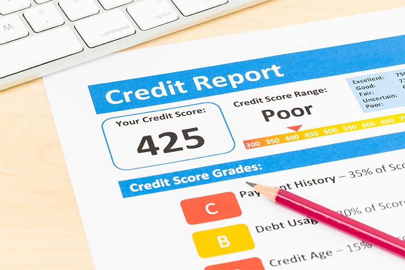 Negative Impact of Bankruptcies on Credit Scores
