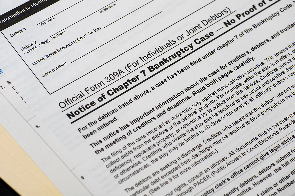 Can I file for bankruptcy to close my business?