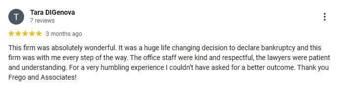 Flint Bankruptcy Lawyer Client Review