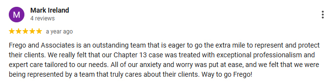 Ypsilanti Chapter 13 Lawyer Client Review