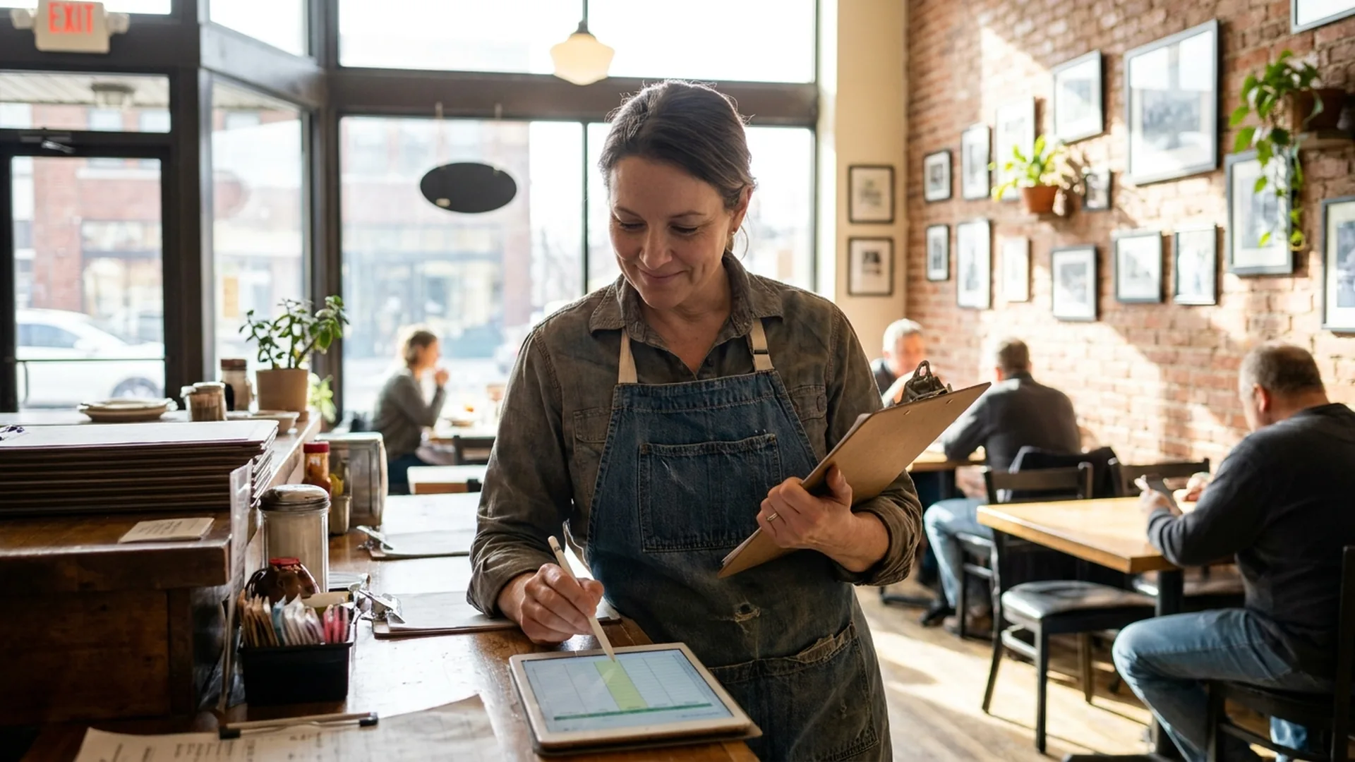 Detroit restaurant owner reviewing a Subchapter V reorganization plan